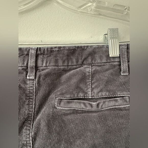 Anthropologie Sundry Navy Blue Corduroy Striped Trimmed Straight Leg Pants sz 25 - Picture 9 of 12